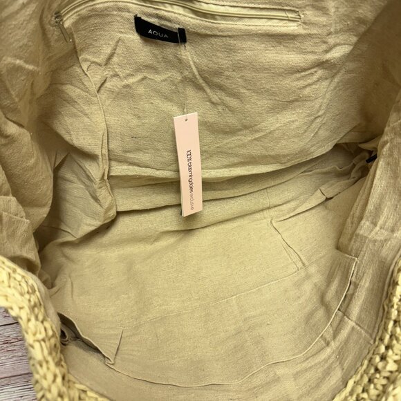 AQUA Extra-Large Woven Tote - Picture 2 of 4